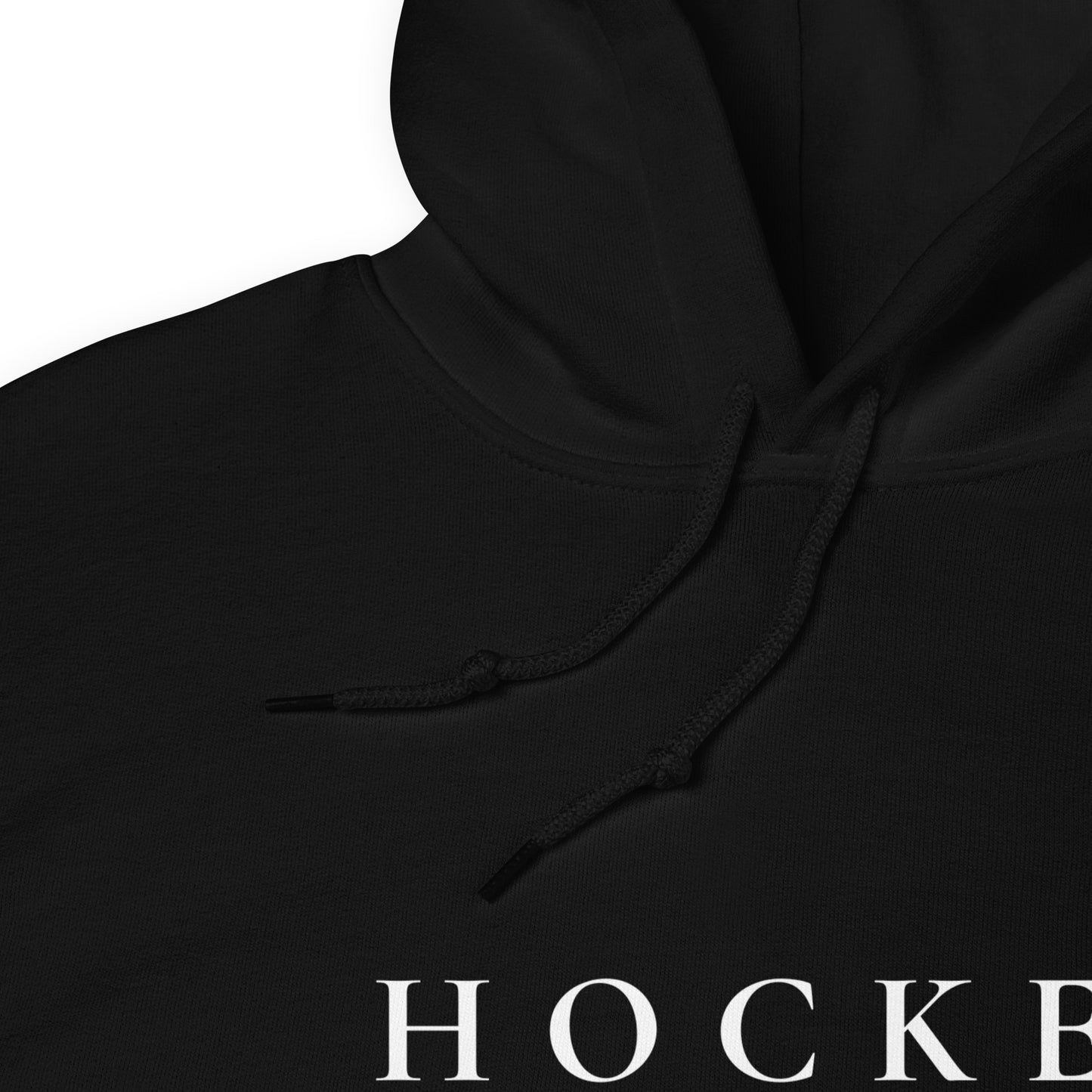 HOCKEY MOM HOODIE SVART MED VIT