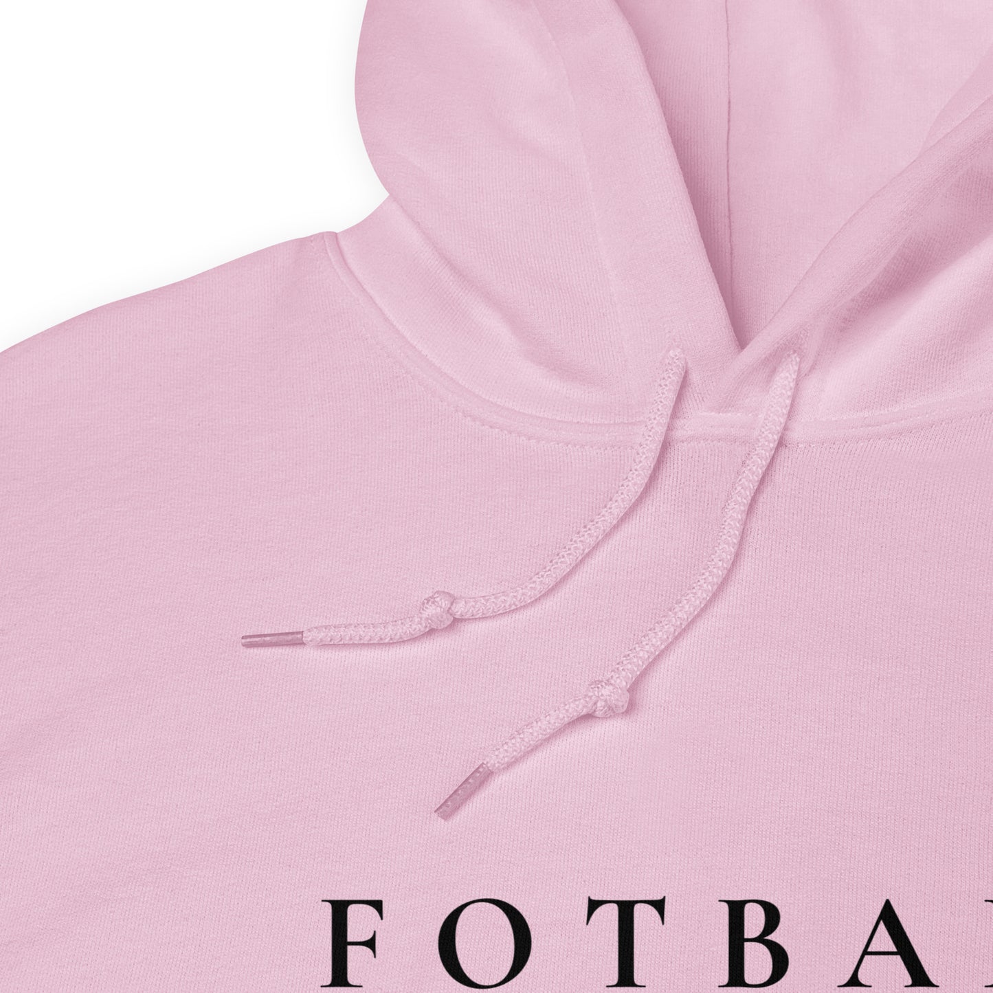 FOTBALL MOM HOODIE ROSA MED SVART