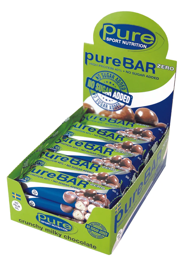 pureBAR ZERO Crunchy Milk Chocolate (20st)